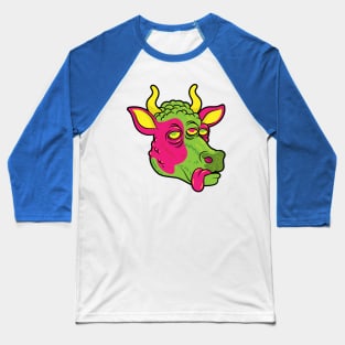 Space Cow Baseball T-Shirt